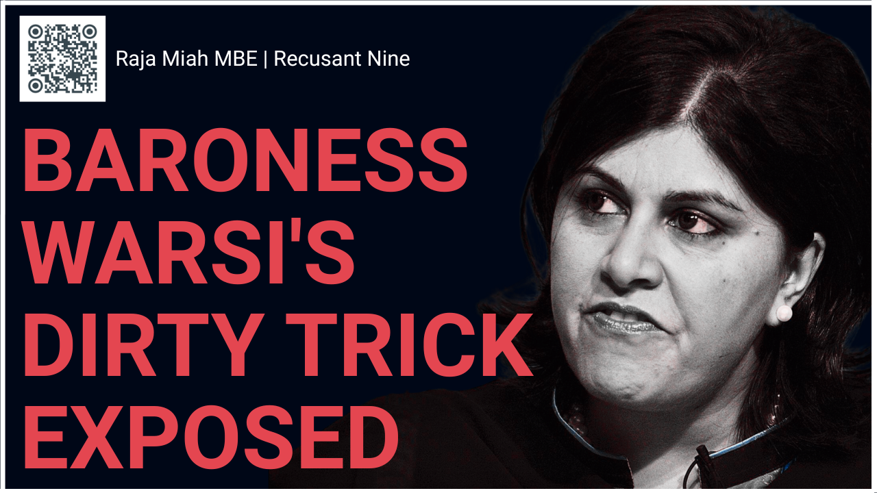 Warsi's Rape Gang Deflection Is A Desperate Denial